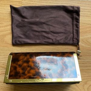 Original Tory Burch Sunglasses Case in Leopard Print